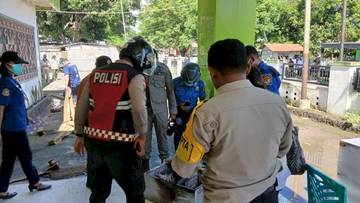 Polisi Sigap Amankan Ledakan Puskesmas Beru