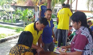 Disarpus Sikka Perluas Literasi ke Lapas Maumere