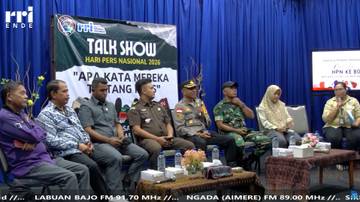 Talkshow HPN, Wakapolres Tegaskan Kolaborasi Lawan Hoaks