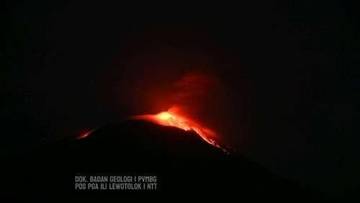Mount Ile Lewotolok Erupts 99 Times in a Single Day