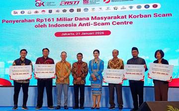 (sdh publish kemarin) OJK Returns IDR 161 Billion to Digital Scam Victims
