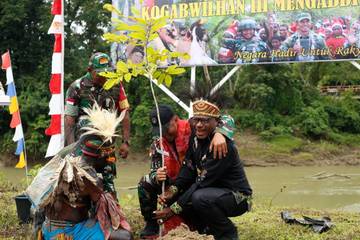 TNI Plants One Million Trees on the Border to Reinforce Papua's Environmental Resilience