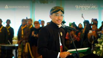 Mangkunegaran Leader Speaks About Happiness in Enthronement Anniversary