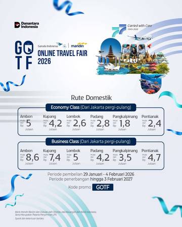 Garuda Online Travel Fair (GOTF) 2026 Officially Opens