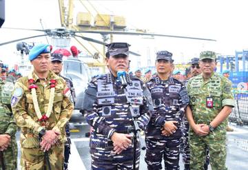 KRI Sultan Iskandar Muda Returns After UN Mission