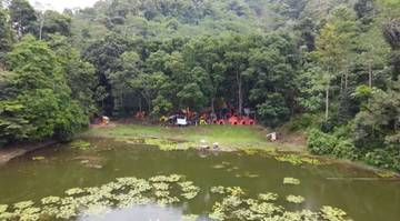 Lake Denuh Natural Tourism in Tasikmalaya, West Java