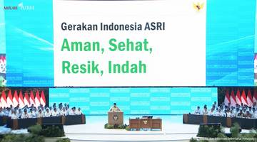 Prabowo calls for the Indonesia-ASRI movement, Addressing Waste-Problems