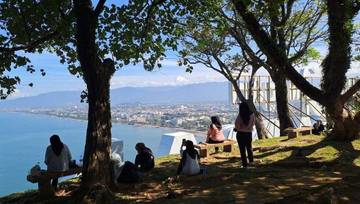 Breathtaking Views of Padang City from Mount Padang 