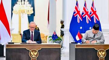 Indonesia and Australia Sign Joint Security Treaty