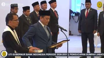 Thomas Djiwandono Sworn In As BI's Deputy Governor