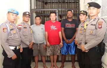 Tiga Pelaku Pemalakan di Kembayan Diamankan Polisi