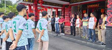 Pj Bupati Sanggau Lepas Tim PS Sanggau ke Liga 4
