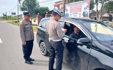 Polsek Entikong Gelar Operasi Keselamatan Kapuas 2025 Imbangan