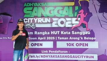 Adhyaksa Sanggau City Run 2025 Diikuti Pelari Master