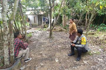 Polsek Sekayam Ambil Langkah Preventif Cegah Tambang Ilegal