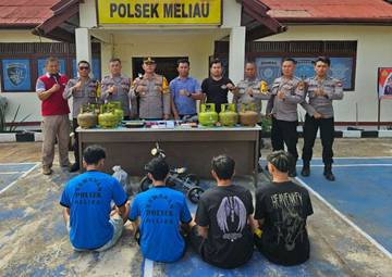 Polisi Ringkus Komplotan Pencuri di Meliau