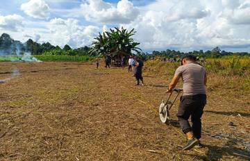 Dukung Astacita, Polsek Noyan Garap Lahan Demplot IV
