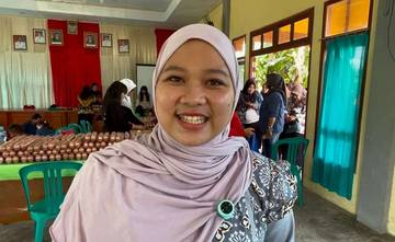 Bazar Telur Murah Perbatasan Tarik Minat Pelaku UMKM