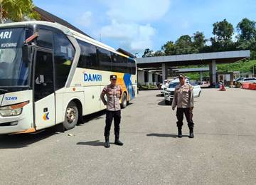 Pengamanan Nataru Entikong Terus Diperkuat
