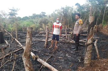 Polsek Batang Tarang Siapsiaga Karhutla