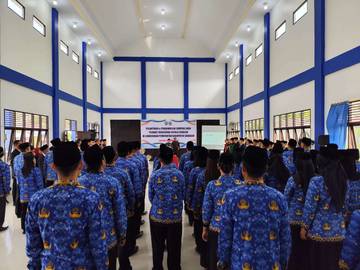 Sebanyak 50 Guru Se-Kabupaten Dilantik Jadi Kepsek