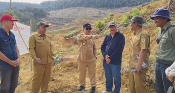 Bupati Ontot Cek Lahan Penghijauan Kembali PT CUT