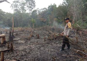 Cegah Karhutla, Polsek Tayan Hilir Data Lahan Warga