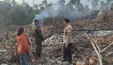 Dua Hotspot Terpantau, Polsek Tayan Hilir Verifikasi Lapangan