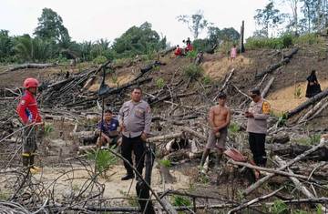 Cegah Karhutla, Polisi Cek Empat Hotspot di Sanggau