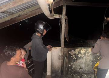 Korsleting Listrik, Rumah Warga Entikong Nyaris Terbakar