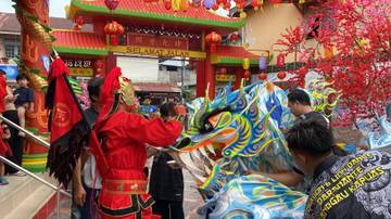 Warga Tionghoa Sanggau Gelar Ritual Pembukaan Mata Naga
