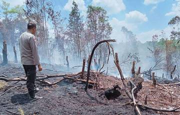 Hotspot Terdeteksi, Polsek Kapuas Lakukan Ground Check