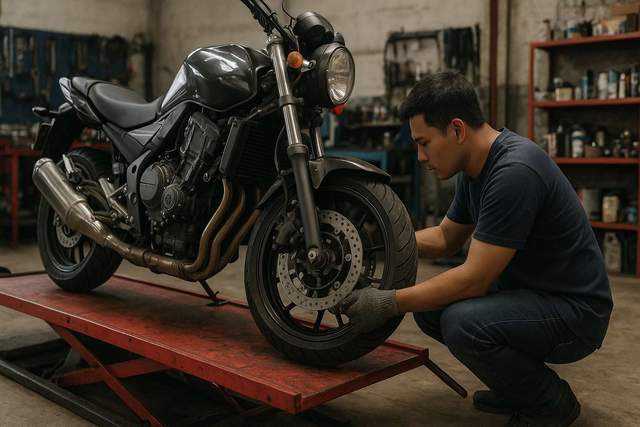 Sembilan Penyebab Shock Depan Motor Keras