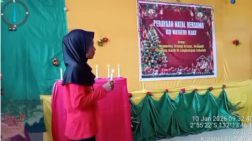 Toleransi Umat Beragama Warnai Natal SD Negeri Kiat