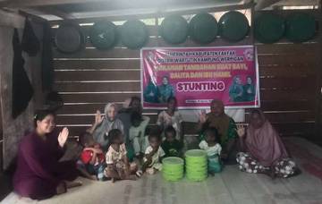 Werpigan Gelar Pemberian Makanan Tambahan Cegah Stunting