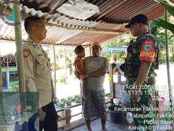 Warga Kampung Kiat Apresiasi Komsos TNI dan Polri