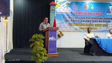 Pemkab Fakfak Dukung Bimtek Pengelolaan Dana BOSP Sekolah