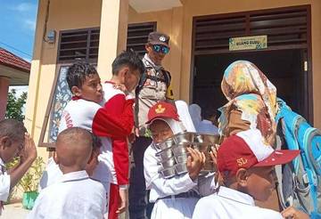 Antusias Siswa Sambut Penyaluran Program MBG