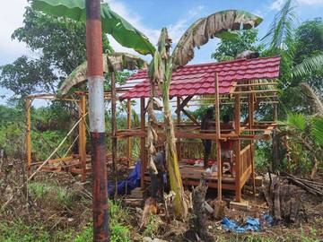 Pembangunan Empat Gazebo Yayasan Totora Dapat Dukungan Provinsi