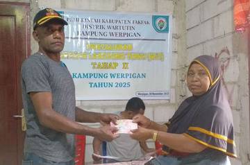 Warga Werpigan Sambut Penyaluran BLT Dengan Sukacita