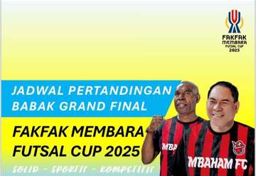 Fakfak Membara Futsal Cup-2025 Masuki Babak Grand Final