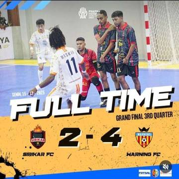 Fakfak Membara Futsal: Warning-FC, Yudistira Femini-FC Raih Juara-Tiga