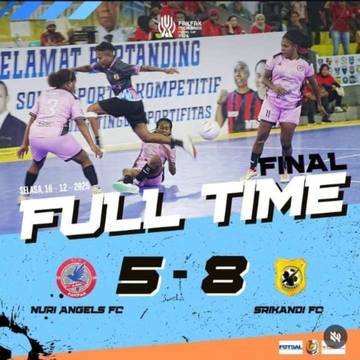 Srikandi-FC Juara Putri Fakfak Membara Futsal Cup 2025
