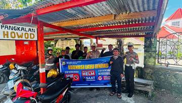 Satlantas Fakfak Edukasi Ojek Jelang Natal Tahun Baru