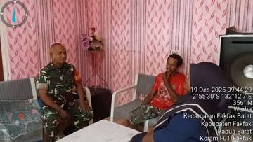 Warga Kampung Werba Apresiasi Komsos Babinsa TNI