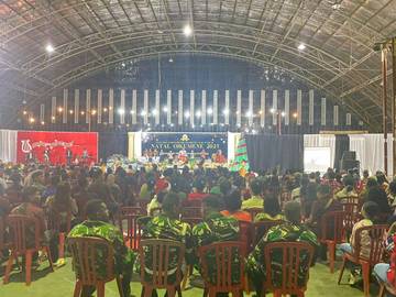 Dandim Fakfak Hadiri Natal Gabungan Pemda Masyarakat