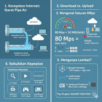 Mengenal Kecepatan Internet Bagi Yang Awam