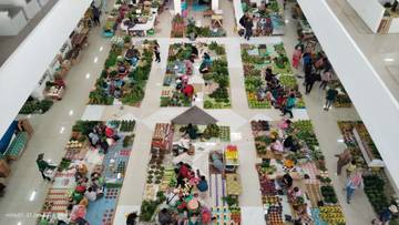 Pedagang Pasar Thumburuni Bertahan di Tengah Sepinya Pembeli