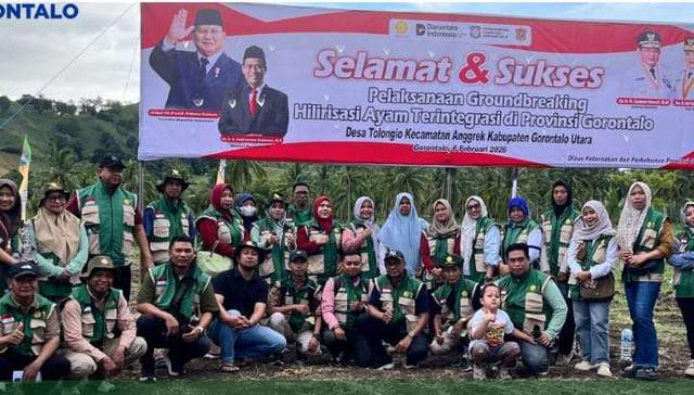 Groundbreaking Industri Ayam Terintegrasi Gorut