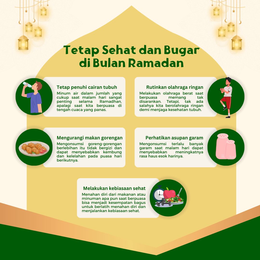 Tips Menjaga Kesehatan selama Bulan Ramadhan